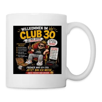 30. Geburtstag  - Tasse - Weiß - Rechts