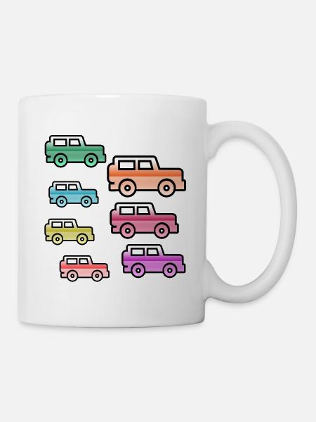 Autos - Tasse - Weiß