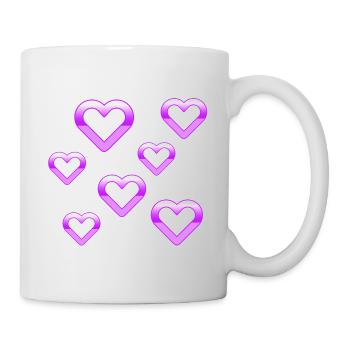 Hearts - Mug - white - Right