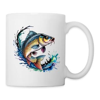 Carp fishing - Mug - white - Right