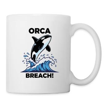 Orque Épaulard Breach Mer Orca - Mug blanc - blanc - Droite