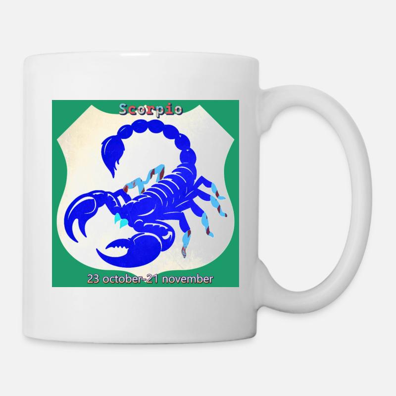 Skorpion - Tasse - Weiß