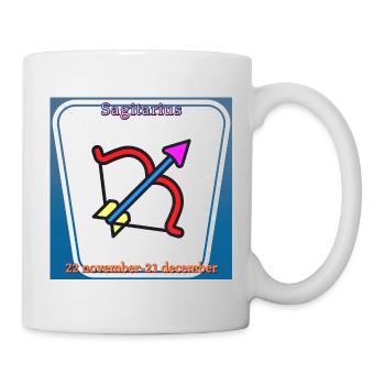 Sagittaire - Mug blanc - blanc - Droite