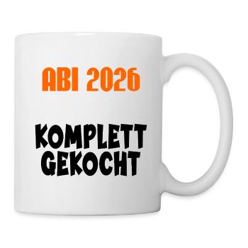 ABI 2026 GEKOCHT - Tasse - Weiß - Rechts