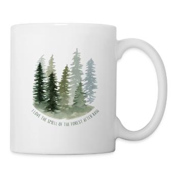 L’odeur de la forêt après la pluie - Mug blanc - blanc - Droite