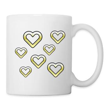 Hearts - Mug - white - Right