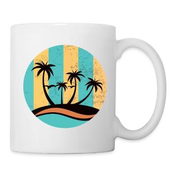 Beach Circle - Tasse - Weiß - Rechts