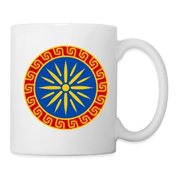 Mediterranean Blue Sun - Mug - white - Right