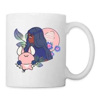 Kawaii-Fledermaus & Magische Prothese - Tasse - Weiß - Rechts