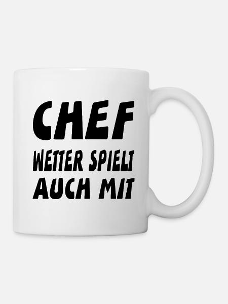Chef - Tasse - Weiß