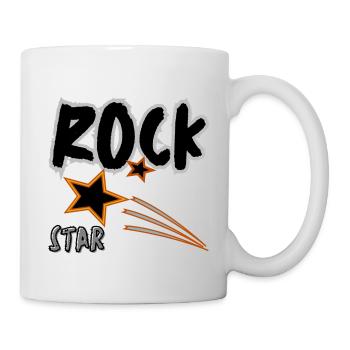 Rock Star - Tasse - Weiß - Rechts
