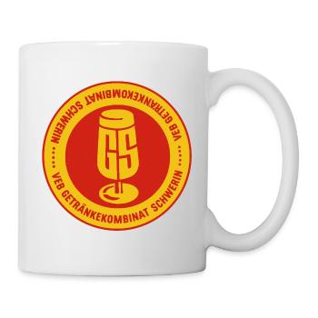 VEB Getraenkekombinat Schwerin - Tasse - Weiß - Rechts