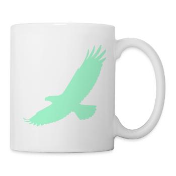 Falcon in flight - Mug - white - Right