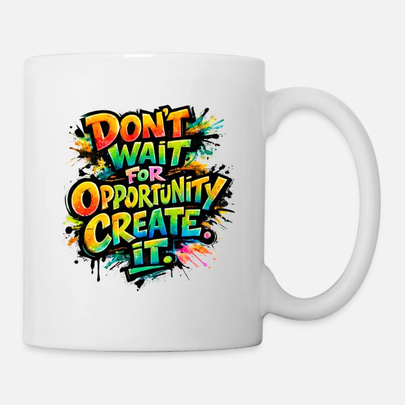 Don-t_wait_ - Tasse - Weiß