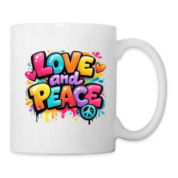 Love_and_Peace - Mug - white - Right