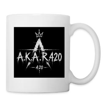 A.K.A.R.420 Krone Logo - Mug - white - Right