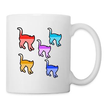 félin - Mug blanc - blanc - Droite