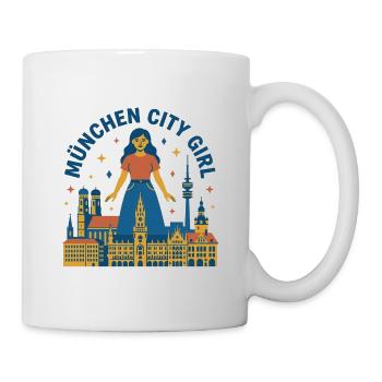 Munich City Girl - Mug - white - Right
