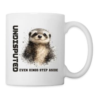 BLAIREAU À MIEL INCONTESTÉ | MÊME LES ROIS S’ÉCARTENT - Mug blanc - blanc - Droite