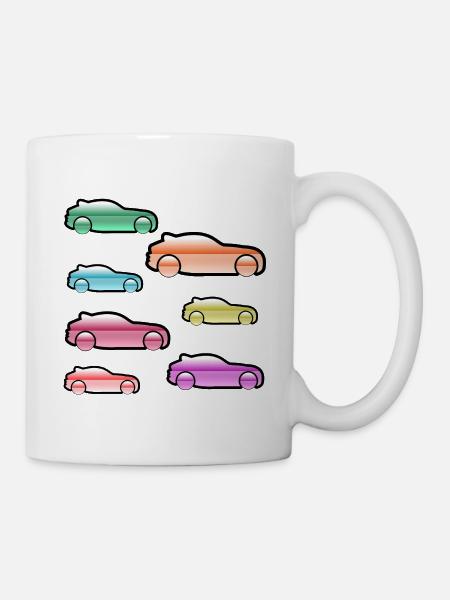 Autos - Tasse - Weiß