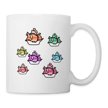 Voile - Mug blanc - blanc - Droite