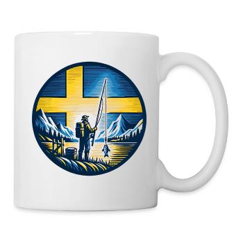 Pêcheurs de Suède - Mug blanc - blanc - Droite