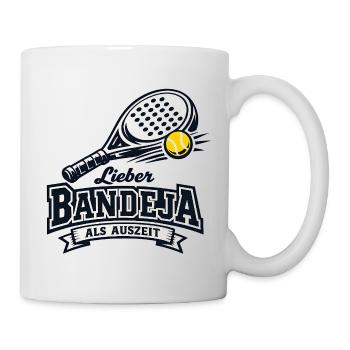 Lieber Bandeja Als Auszeit - Tasse - Weiß - Rechts