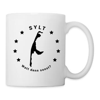 Sylt - Watt denn sonst? - Tasse - Weiß - Rechts