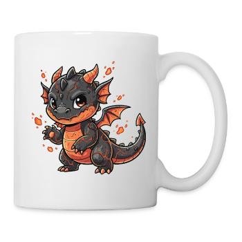 Héroïne câlin du Dragon de Lave - Mug blanc - blanc - Droite
