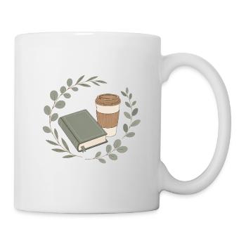 Chapitre de l’ami du livre et café - Mug blanc - blanc - Droite