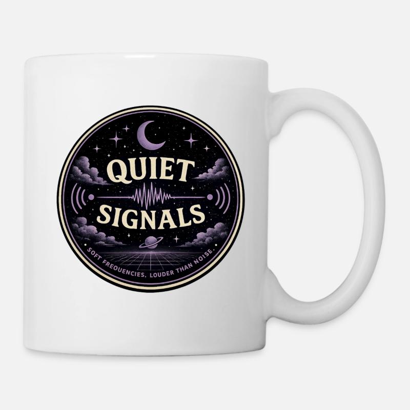 Quiet Signals Cosmos Night - Mug - white