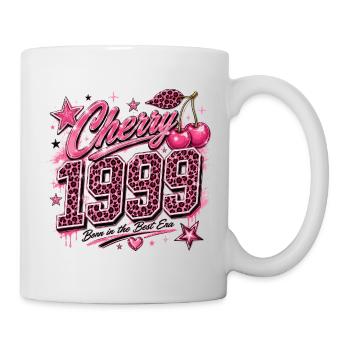 Cherry 1950's Leopard Pink - Mug - white - Right