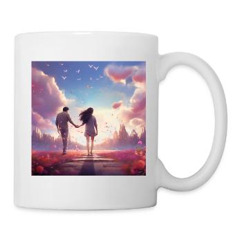 Evening Path of Love - Mug - white - Right