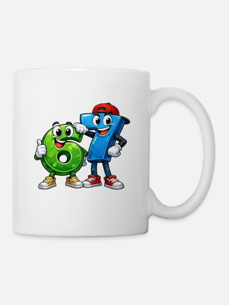 67 sixseven - Mug - white
