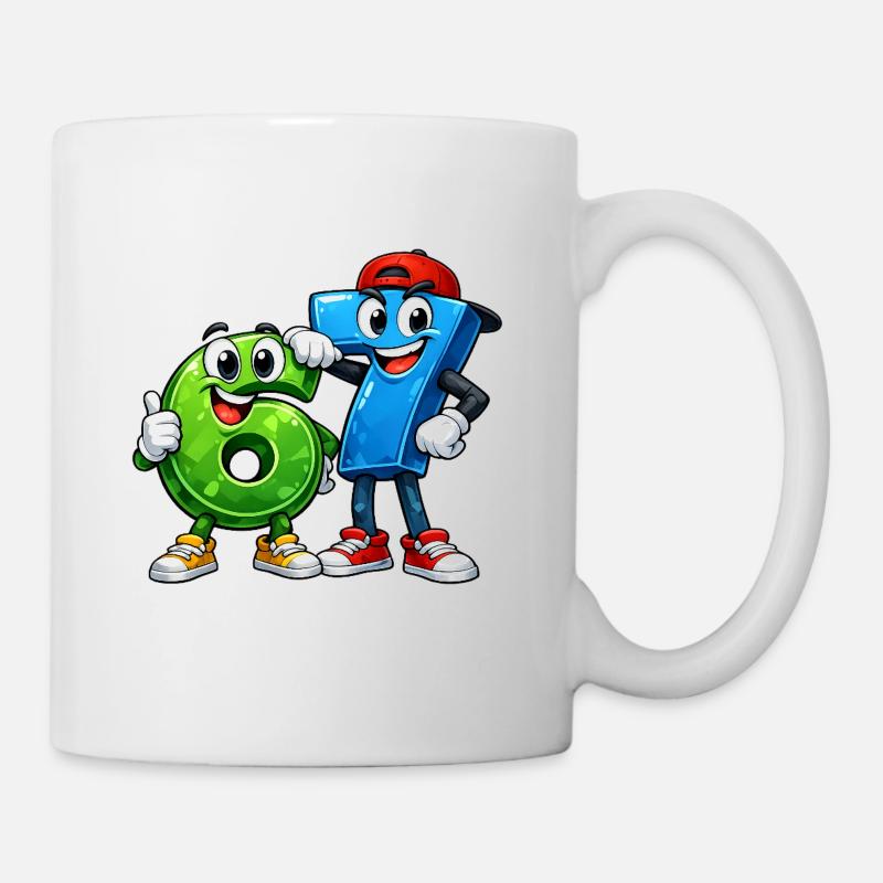 67 SIXSEVEN - Tasse - Weiß