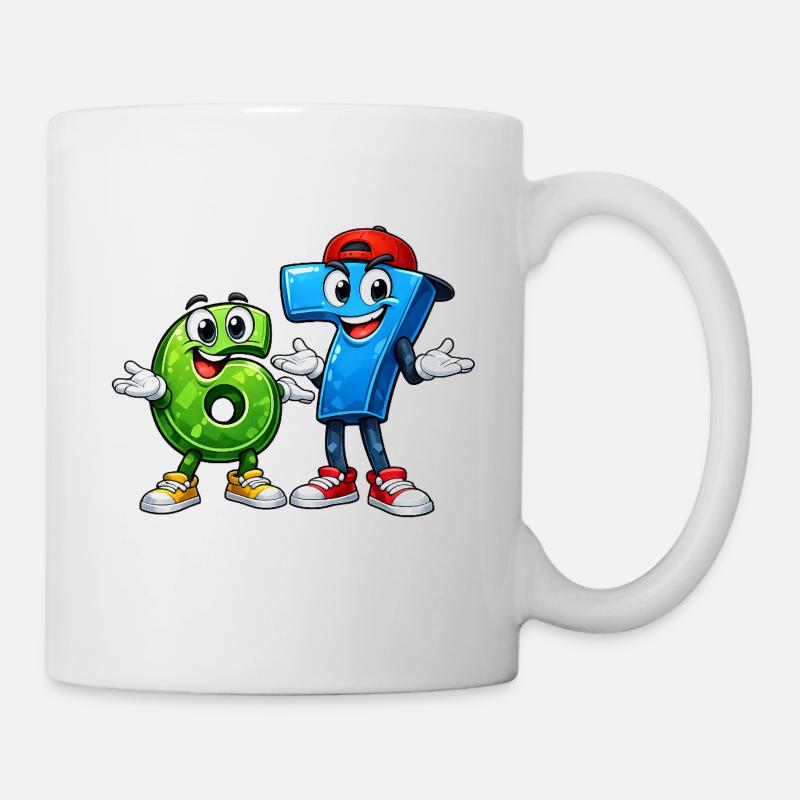 67 sixseven - Mug - white
