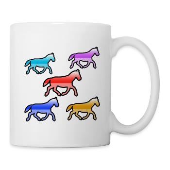horses - Mug - white - Right