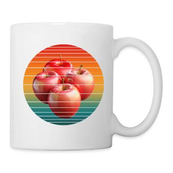 apple fruit - Mug - white - Right