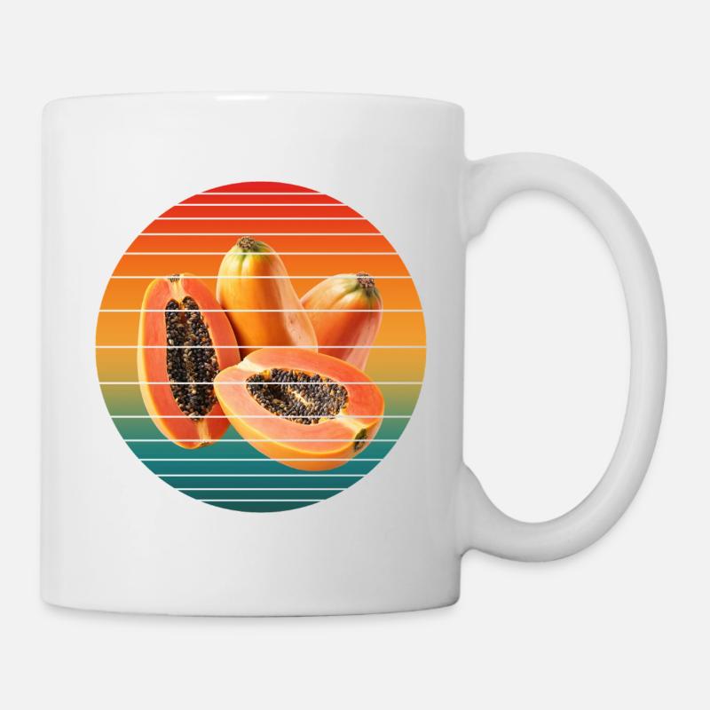 Fruit de papaye - Mug blanc - blanc