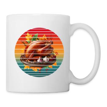 DINDE MILLÉSIMÉE - Mug blanc - blanc - Droite