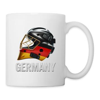 Germany Flag Helmet Graphic - Mug - white - Right