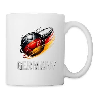 Germany Flame Kick Football - Mug - white - Right