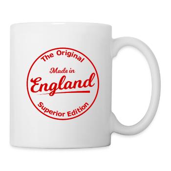 Rouge Original Stamp England - Mug blanc - blanc - Droite
