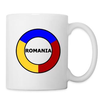 Farbkreisring Primärfarben - Tasse - Weiß - Rechts