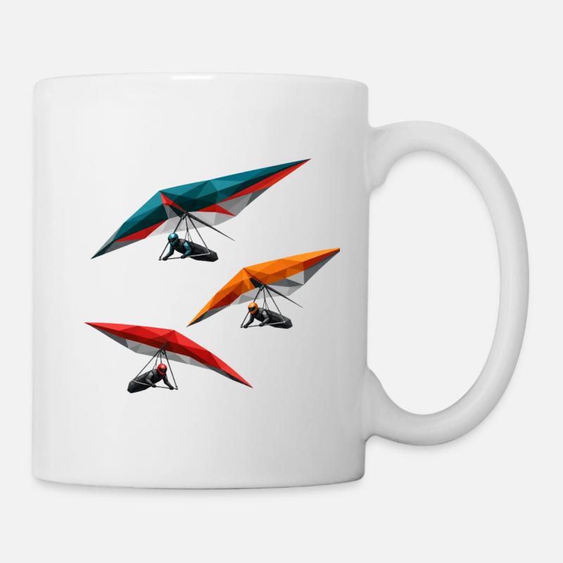 Polygon Hang Gliders Trio - Tasse - Weiß