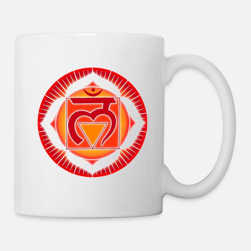 Chakra Racine Muladhara - Mug blanc - blanc
