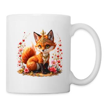 Fox Floral Jewelry - Mug - white - Right