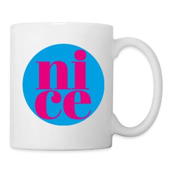 nice - Tasse - Weiß - Rechts