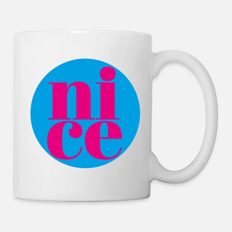 nice - Mug - white
