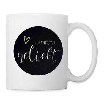 Unendlich Geliebt - Tasse - Weiß - Rechts